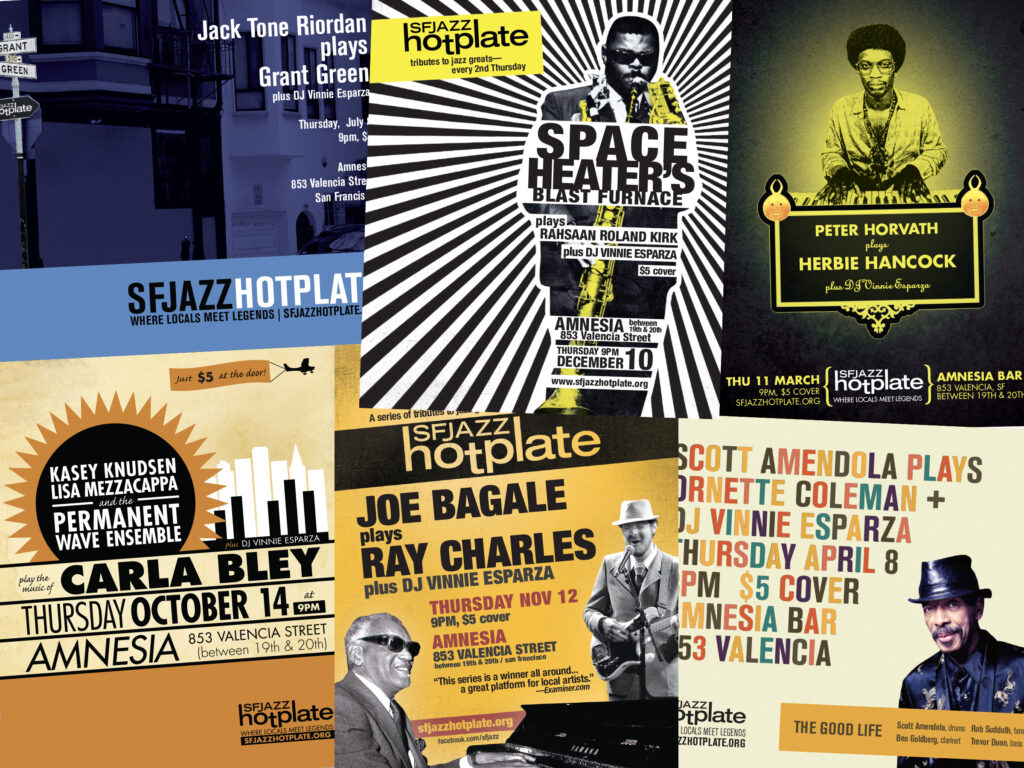 Image of various Hotplate series flyers