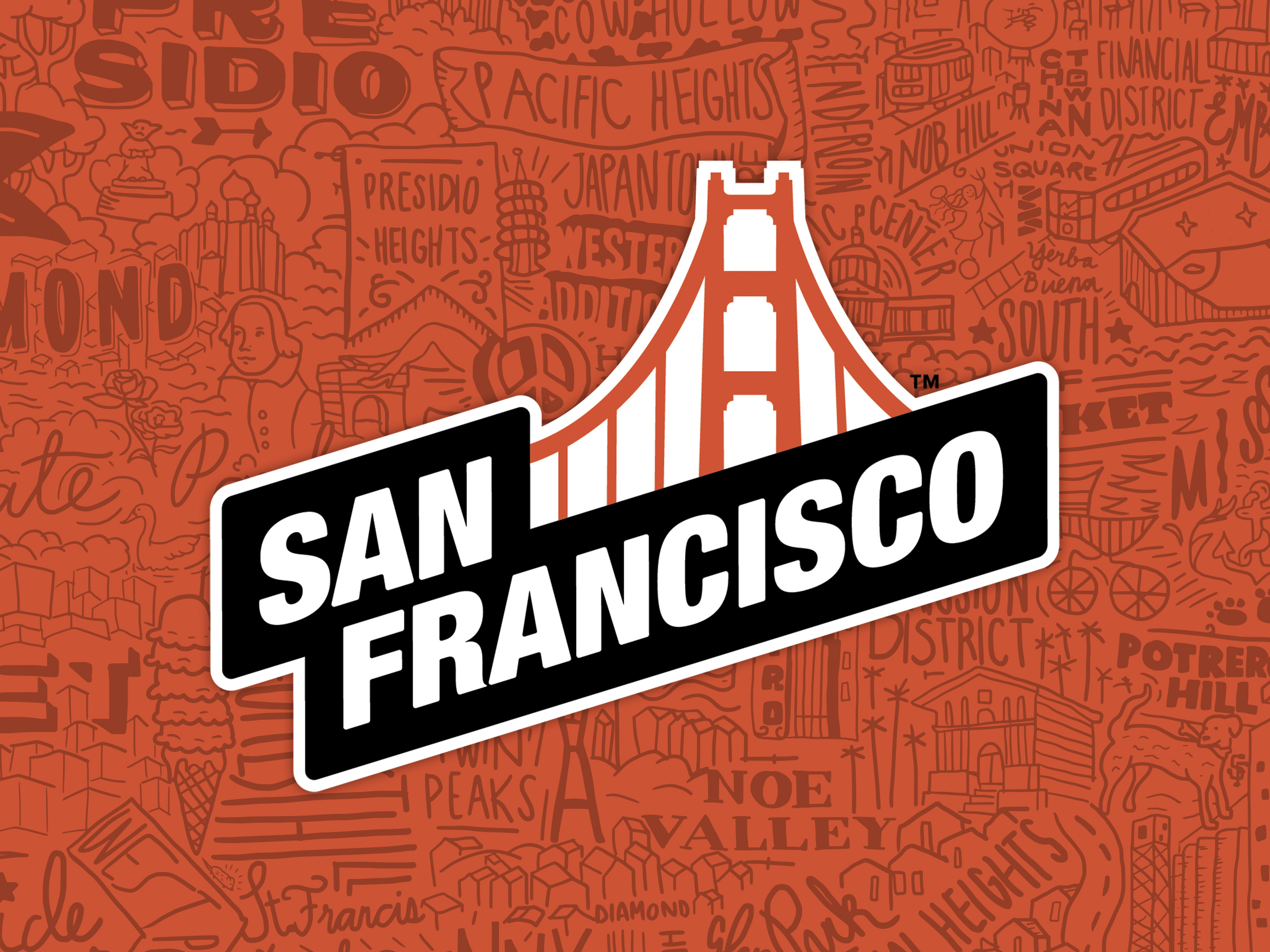 Refreshed San Francisco Travel Association logo